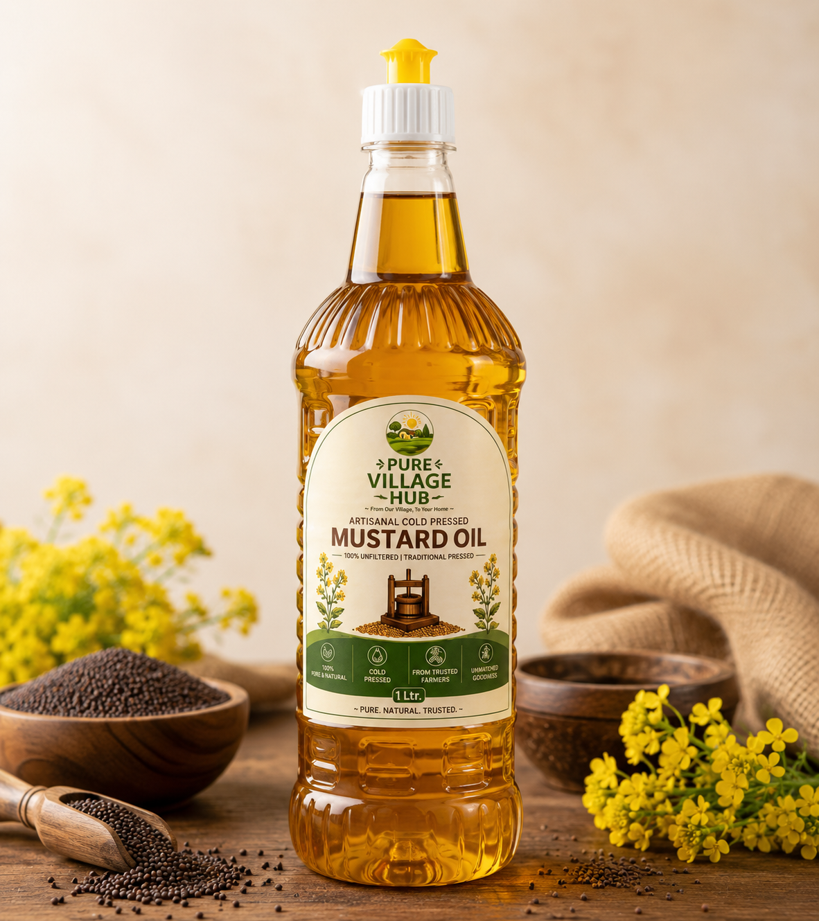 Pure Village Hub Mustard Oil